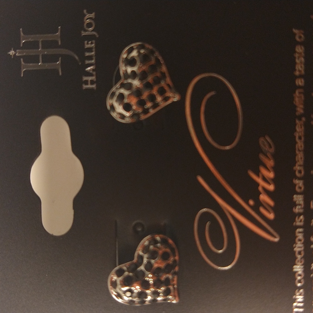 Stud Earrings Hearts